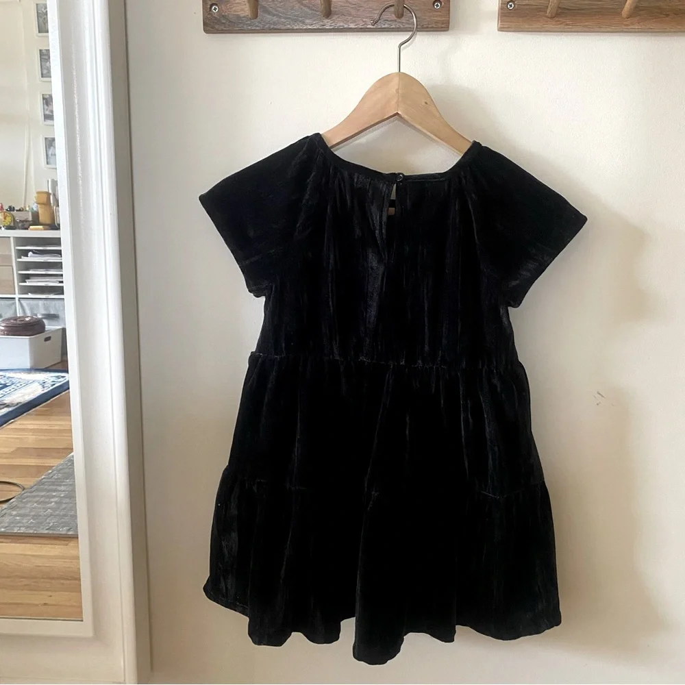 Gap velvet black dress   Size S